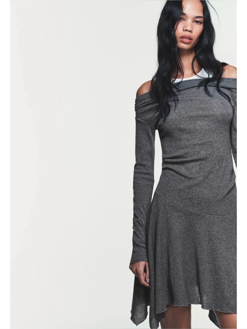 Zara asymmetric short dress
